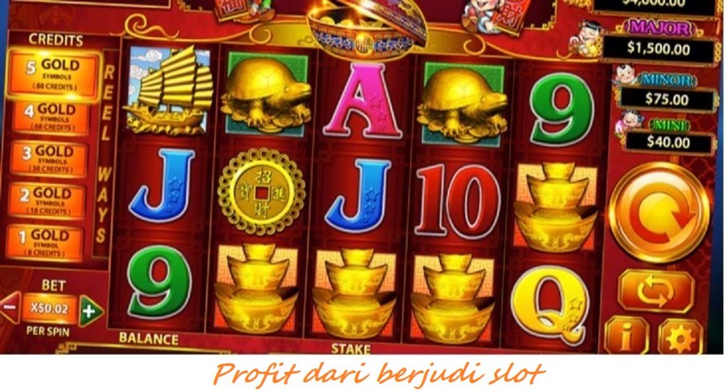 Profit dari berjudi slot